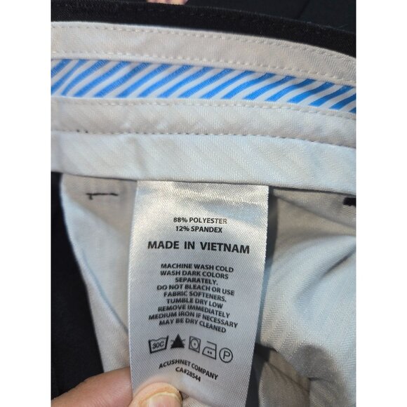 FootJoy FJ Mens Straight Black Golf Pants 36x34 - Picture 5 of 8